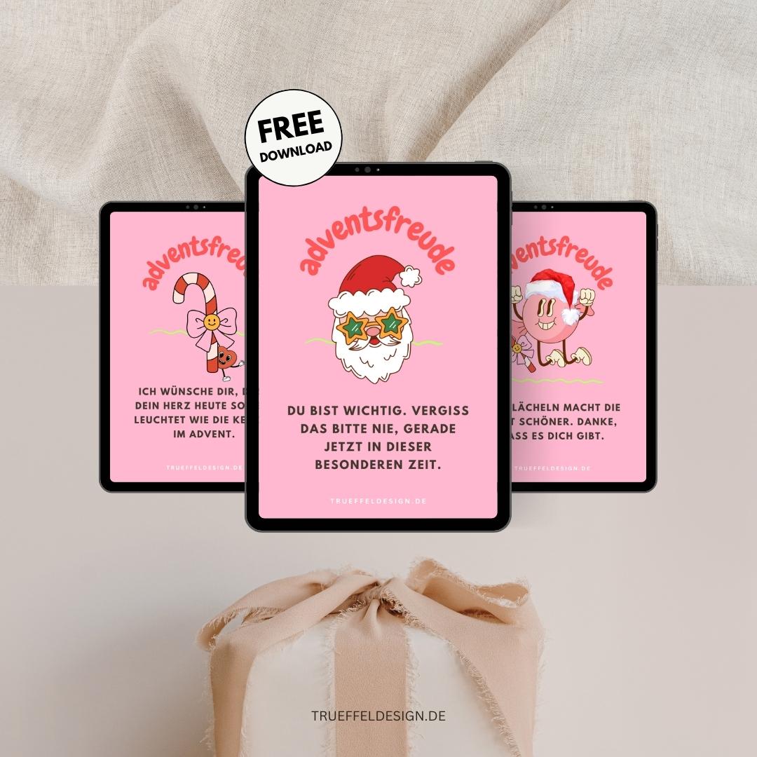 Adventsfreude verschenken - | trueffeldesign