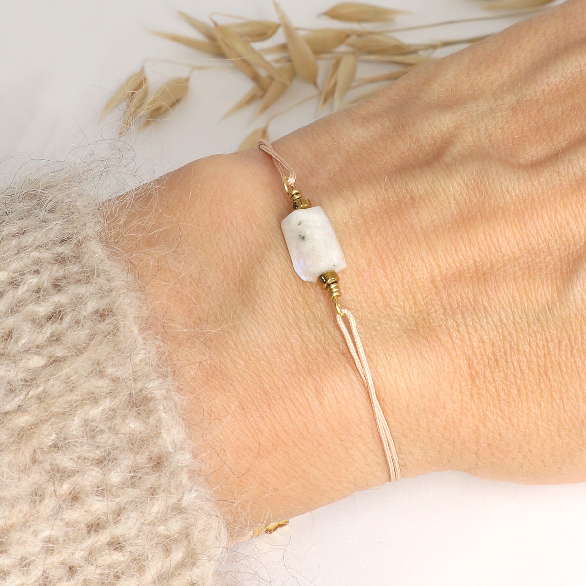 Edelstein Mutmacher Armband Damen - trueffeldesign | Handgemachter Schmuck mit Bedeutung
