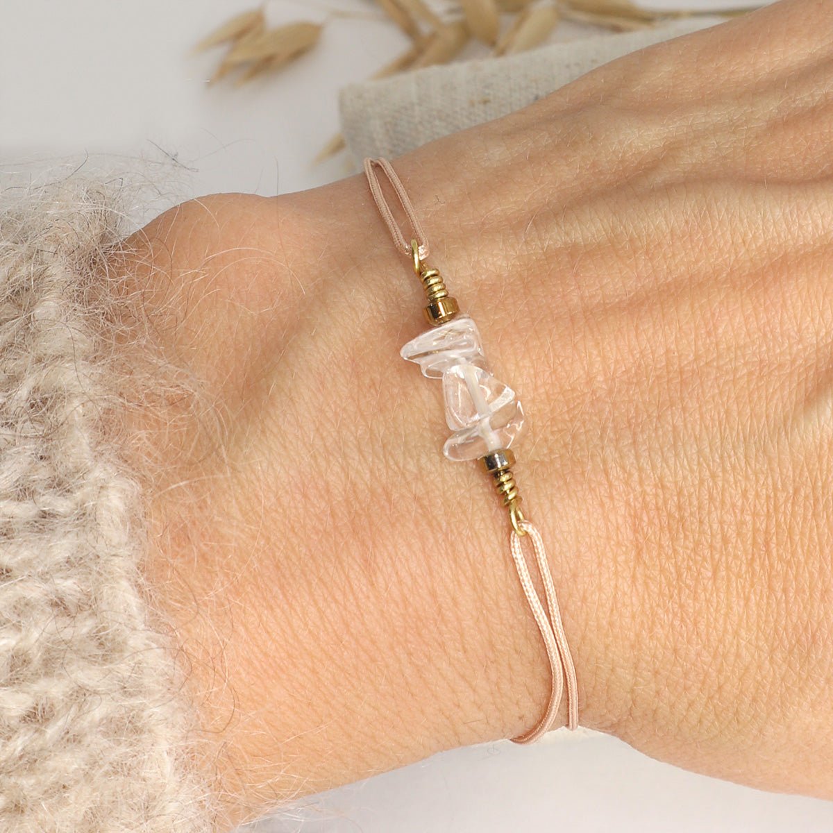Edelstein Mutmacher Armband Damen - trueffeldesign | Handgemachter Schmuck mit Bedeutung