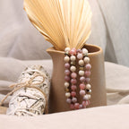 Edelstein Mala-Kette Mondstein & Sonnenstein - trueffeldesign