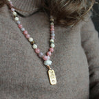 Edelstein Mala-Kette Mondstein & Sonnenstein - trueffeldesign