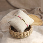 Rosenquarz Armband Matcha Strawberry - | trueffeldesign